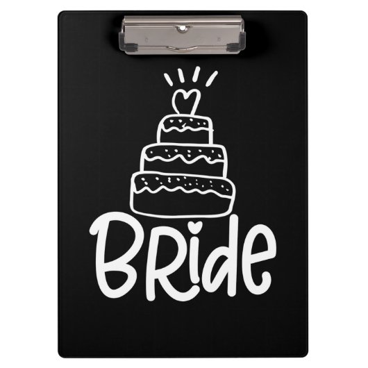 Wedding Gifts | Bride Bachelorette Party クリップボード (正面)
