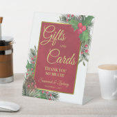 Wedding Gifts & Cards Thank You Holly & Pine 台座サイン (インサイチュ)