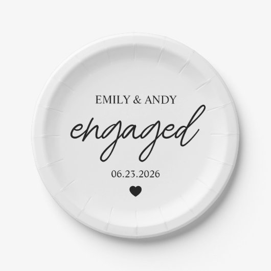 Wedding Gifts for Couple, Custom Ring Dish, Person ペーパープレート (正面)