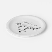 Wedding Gifts for Couple, Custom Ring Dish, Person ペーパープレート (アングル)