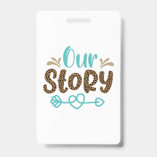 Wedding Gifts | Our Story バッジ (正面)