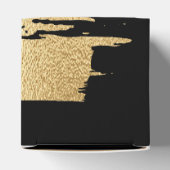 Wedding Gold and Black Classic フェイバーボックス (上部)