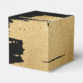 Wedding Gold and Black Classic フェイバーボックス (裏面サイド)