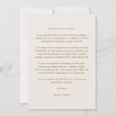 Wedding Gold Effect World Map セーブザデート (裏面)