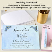 Wedding Guest Book  Blue Peony ゲストブック