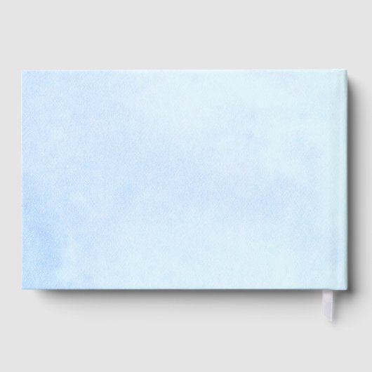 Wedding Guest Book  Blue Peony ゲストブック (裏面)