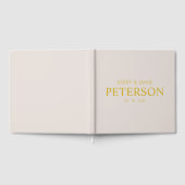 Wedding Guest Book | Neutral Guestbook | Album for ゲストブック (全面)