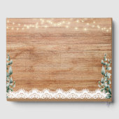 Wedding Guest book Rustic Theme ゲストブック (裏面)