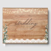 Wedding Guest book Rustic Theme ゲストブック (正面)