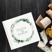 Wedding Guest Book with Botanical Wreath Cover ノートブック