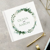 Wedding Guest Book with Botanical Wreath Cover ノートブック