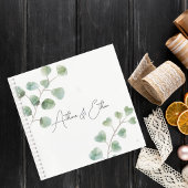 Wedding Guest Book with Eucalyptus Leaves ノートブック