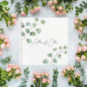 Wedding Guest Book with Eucalyptus Leaves ノートブック