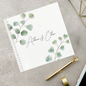 Wedding Guest Book with Eucalyptus Leaves ノートブック