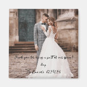 WEDDING GUEST FAVORS マグネット (正面)