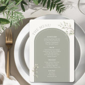 Wedding Guest Menu And Place Card メニュー