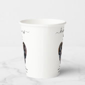 Wedding Heart Photo Couple Pet Dog Drinks on Us 紙コップ (右)