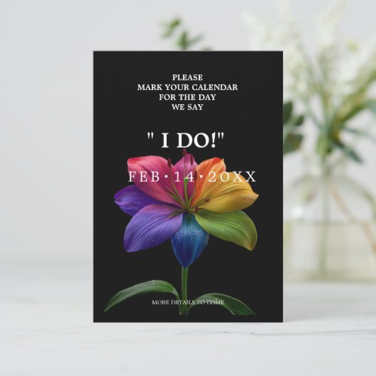 🌈 Wedding Hearts in Bloom セーブザデート (スタンド正面)