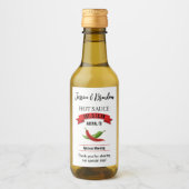 Wedding Hot Sauce Label HS037tr ワインラベル (正面)