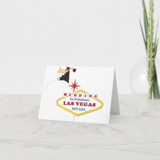 Wedding in Las Vegas Card 招待状 (正面)