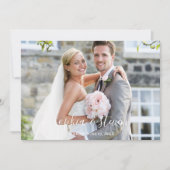  Wedding in Spring Blossom サンキューカード (正面)