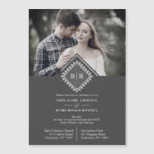 Wedding Initials Ornamental Lace Sophisticated (正面)