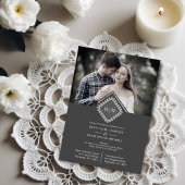 Wedding Initials Ornamental Lace Sophisticated