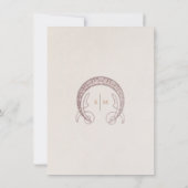 Wedding Insert INFO Vintage 招待状 (裏面)