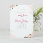 wedding invitastion 招待状 (スタンド正面)