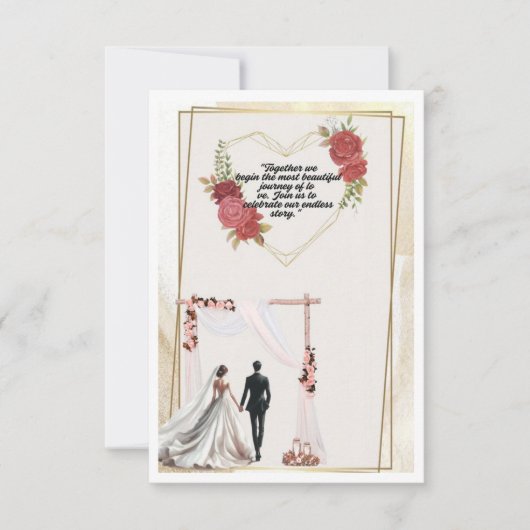 wedding invitation (正面)