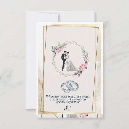 wedding invitation (裏面)