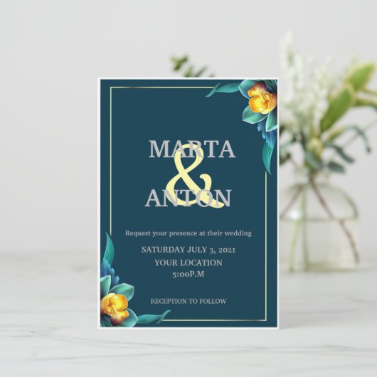 wedding Invitation (スタンド正面)