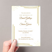 wedding invitation アクリル招待状 (インサイチュ (ポータブル))