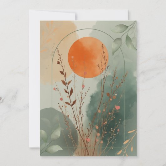 Wedding invitation サンキューカード (裏面)