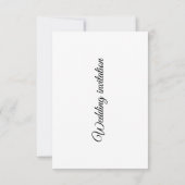 Wedding invitation サンキューカード (裏面)