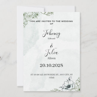 Wedding invitation シーズンカード
