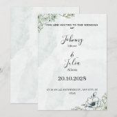 Wedding invitation シーズンカード (正面/裏面)