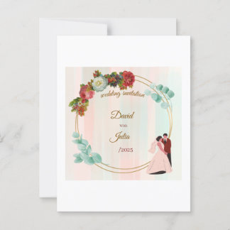 wedding invitation  ポストカード