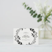 wedding invitation 名刺 (スタンド正面)