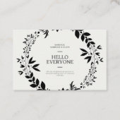 wedding invitation 名刺 (正面)