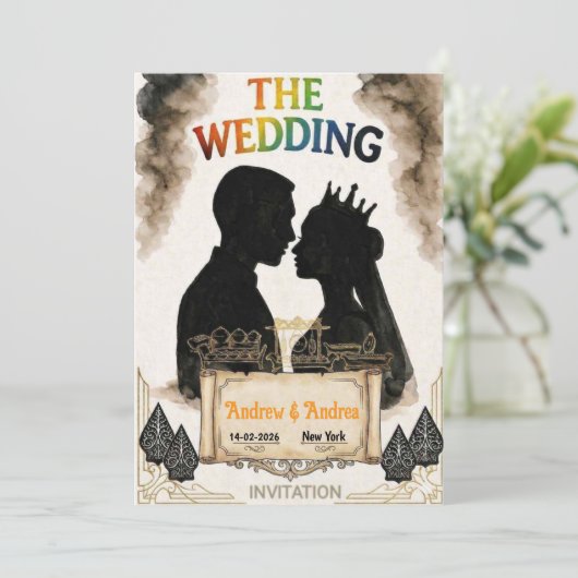 Wedding Invitation  招待状 (スタンド正面)