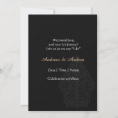 Wedding Invitation  招待状 (裏面)