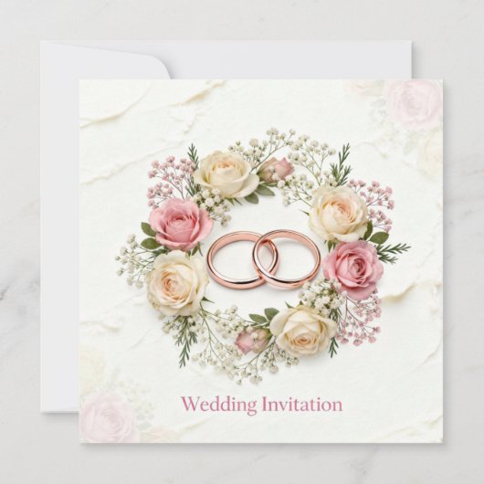 Wedding Invitation  招待状 (裏面)