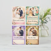 Wedding Invitation 招待状 (スタンド正面)