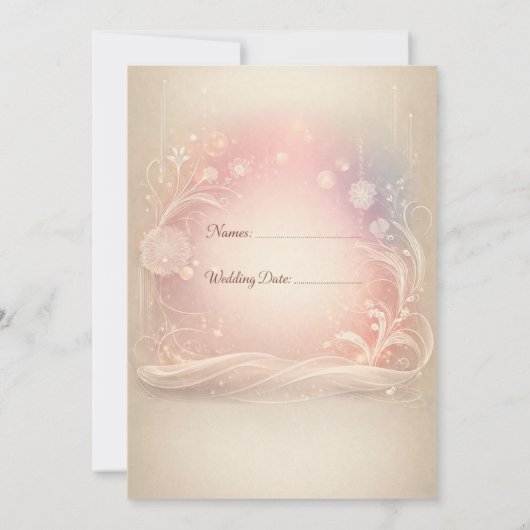 Wedding Invitation 招待状 (裏面)