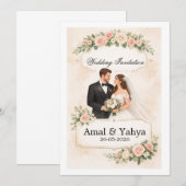 Wedding Invitation 招待状 (正面/裏面)