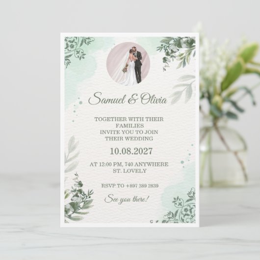 wedding invitation 招待状 (スタンド正面)