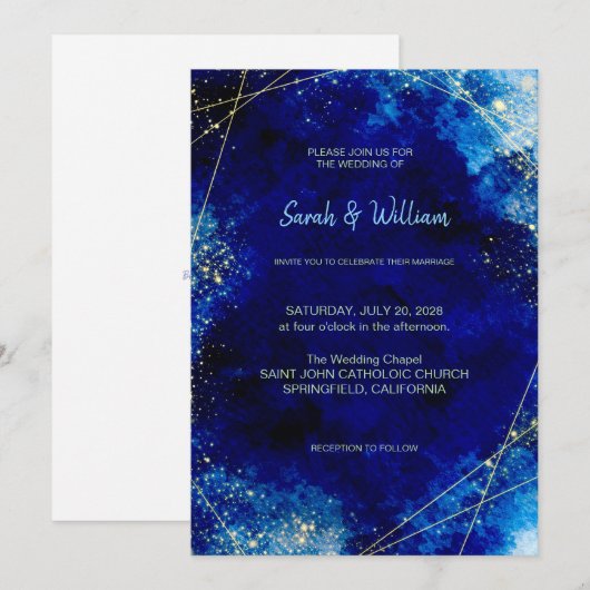 Wedding Invitation  招待状 (正面/裏面)