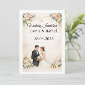 Wedding Invitation 招待状 (スタンド正面)