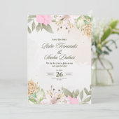 Wedding invitation  招待状 (スタンド正面)